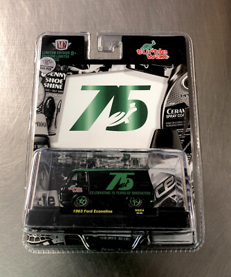 M2 1963 フォード・エコノライン - タートルワックス(チェイスカー) M2 MACHINES CHASE 1963 FORD ECONOLINE HS24 1/64 SCALE TURTLE