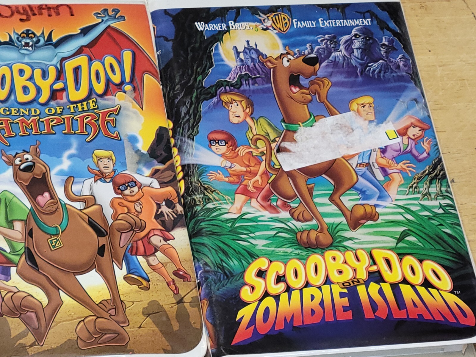 Lot Of 6 ScoobyDoo VHS Tapes Warner Grelly USA