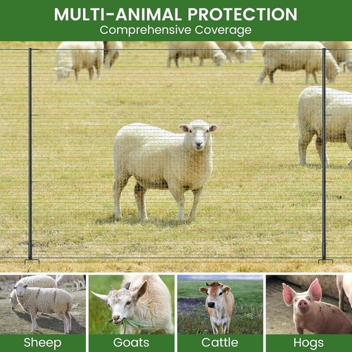 SLSY Non Electric Fence Netting, 40" x100' /164' Movable Livestock Nets Mesh - Picture 27 of 28
