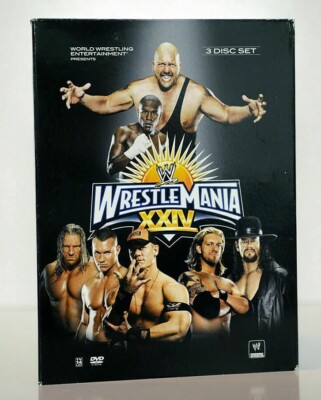 WRESTLEMANIA 25 3 disc collection dvd set | eBay