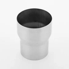 3.5" 3-1/2" ID to 4" OD Flue Pipe Reducer 304 Stainless Steel Polished 5" Long