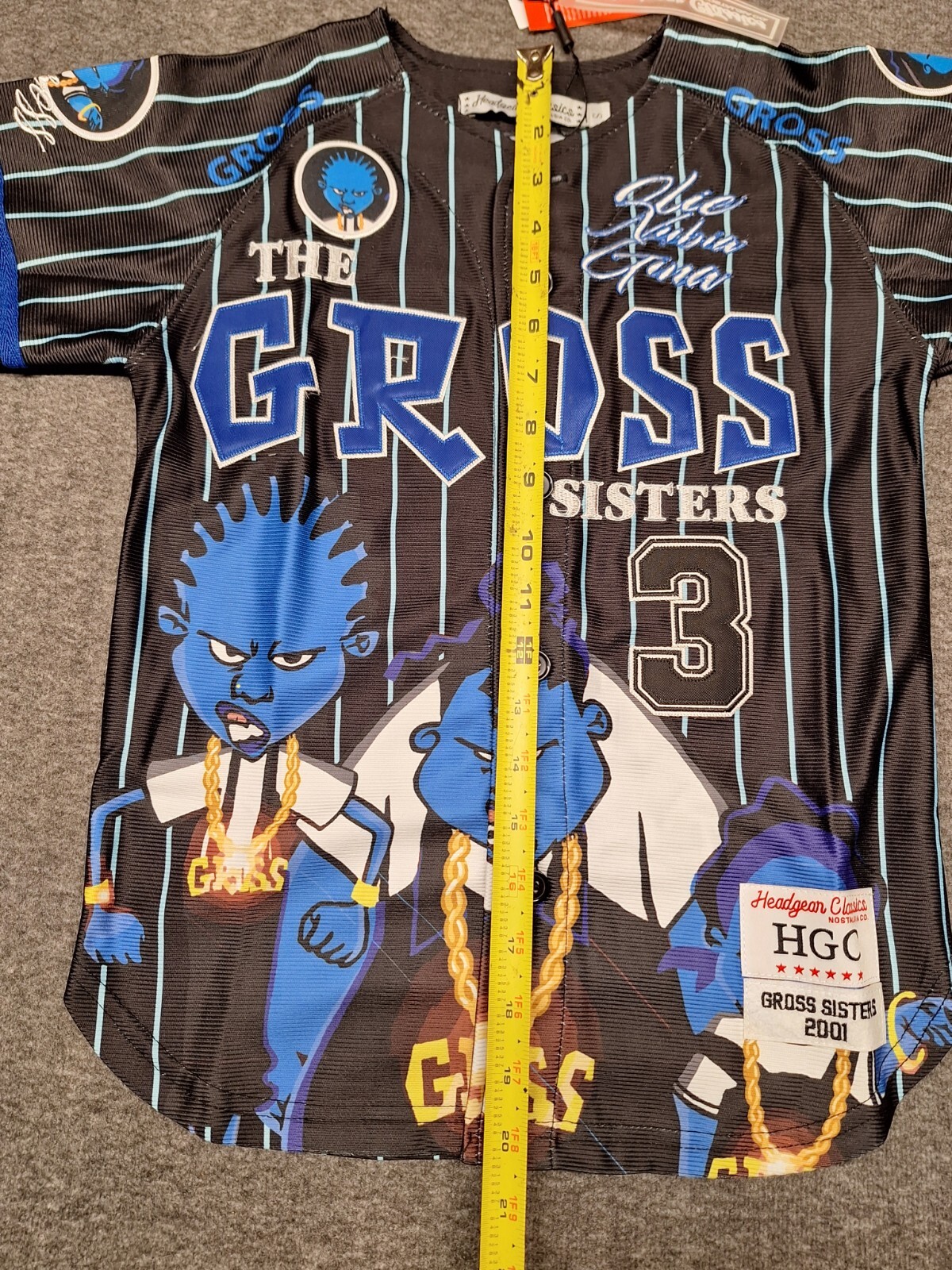 The Gross Sisters Pinstripe Baseball Jersey Size Youth Small NWT