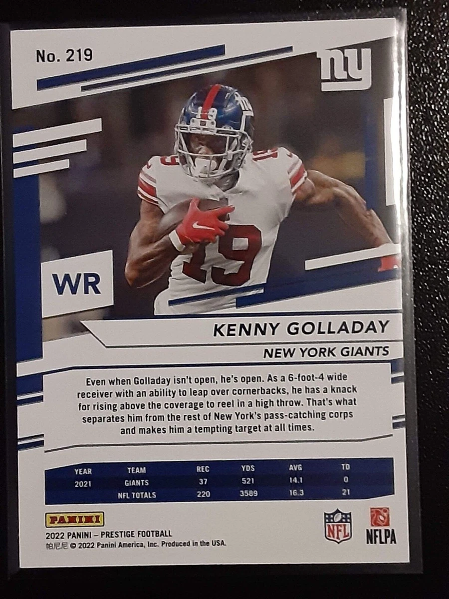2022 Panini Prestige Xtra Points Galaxy Parallel 219 Kenny Golladay
