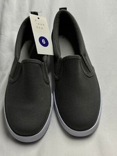 A NEW DAY- Gray Slip On Comfort SHoes- Size 6