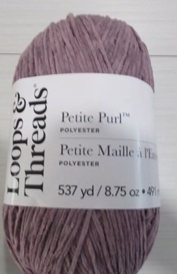 LOOPS AND THREADS PETITE PURL   ELDERBERRY