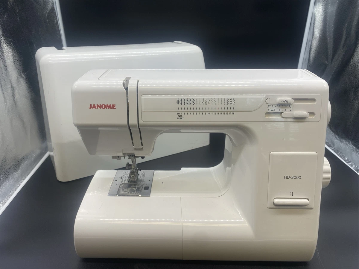 Janome HD3000 Heavy Duty Full Size Sewing Machine Refurbished with