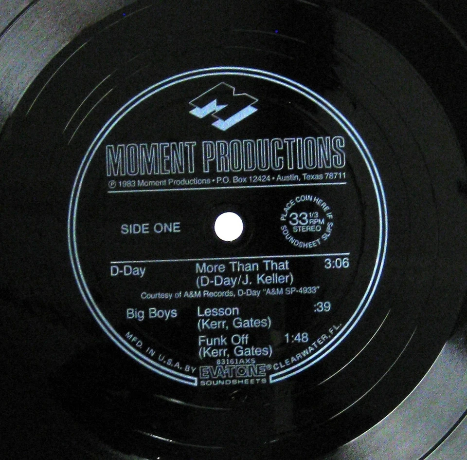 Big Boys Lullabies Help The Brain Grow 1983 US Promo Nur Punk Flexi Disc Moment - Bild 3 von 4