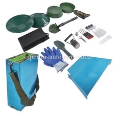23 Gold Panning Kit with Folding Sluice Box, Gold Pan  Accessories for Adults