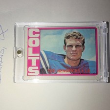 1972 Topps Ted Hendricks Baltimore Colts NFL Football Card #93 Vintage Original