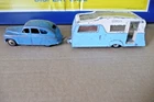 VINTAGE DINKY 153 STANDARD VANGUARD & 117 CARAVAN 1948-69 IDEAL RESTO PROJECT