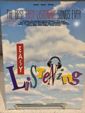 The Best Easy Listening Songs Ever 3rd Ed. Piano, Vocal, Guitar Songbook VG 