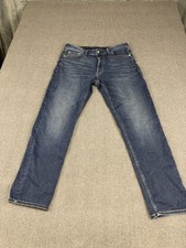 Calvin Klein Mens Dark Wash Slim Fit Jeans 34x32