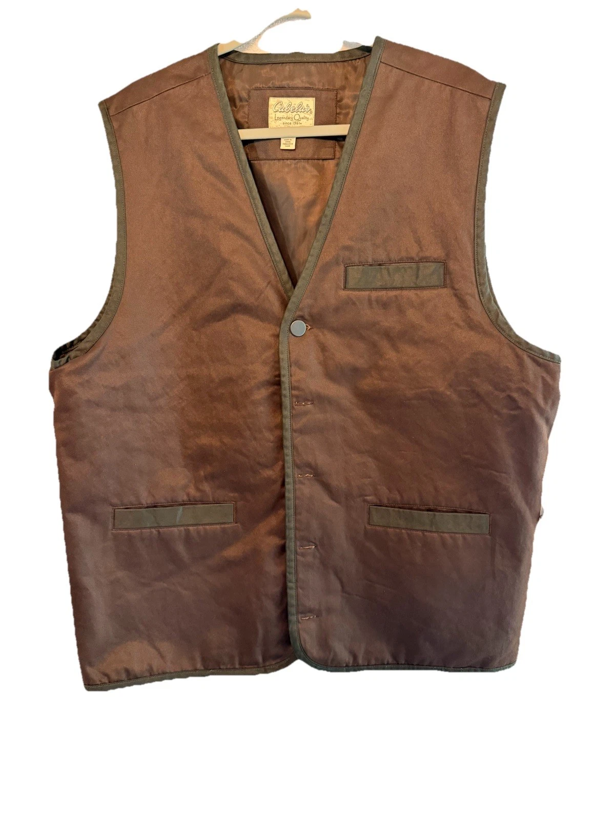 Cabelas Men’s Dark Brown XL Tall Frontier Western Ranch Vest NWT Outdoors. K31
Opens in a new window
