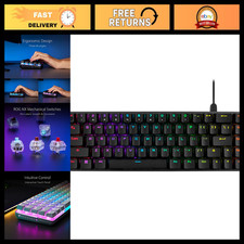 Compact 65% RGB Gaming Mechanical Keyboard - Wireless, Customizable, Durable