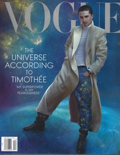 Timothee Chalamet Marty Supreme Vogue Magazine December 2025