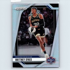 2024 Panini Prizm WNBA Brittney Sykes #80 Silver Prizm Washington Mystics