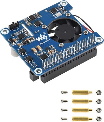 PoE HAT mit Lüfter | 12V/5V Ausgang | IEEE 802.3af/at