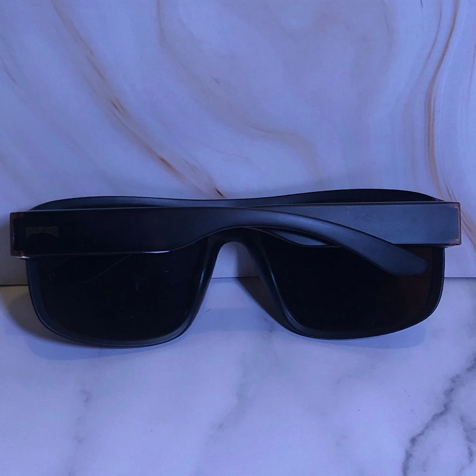 Gafas de sol Pugs estilo C10 marco cuadrado negro protección UV hombre’s mujer’s clásicas Foto 3 de 4