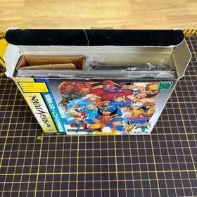 X-Men vs Street Fighter Sega Saturn w/ 4MB RAM Cart Tested Japan Boxed RARE