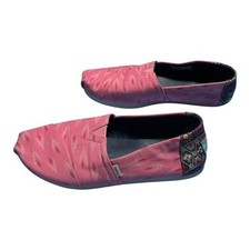TOMS Pink Ikat Alpargata Slip-On Shoes