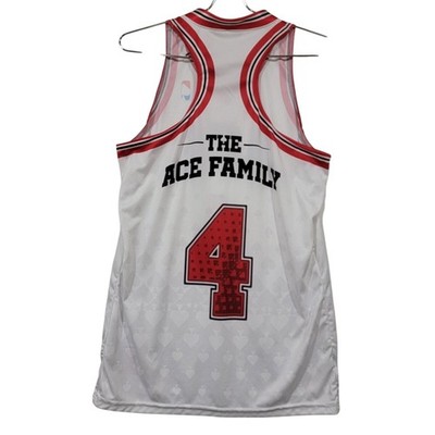 The Ace Family Small Basketball Jersey No. 4 Spades Charity YouTuber Streetwear