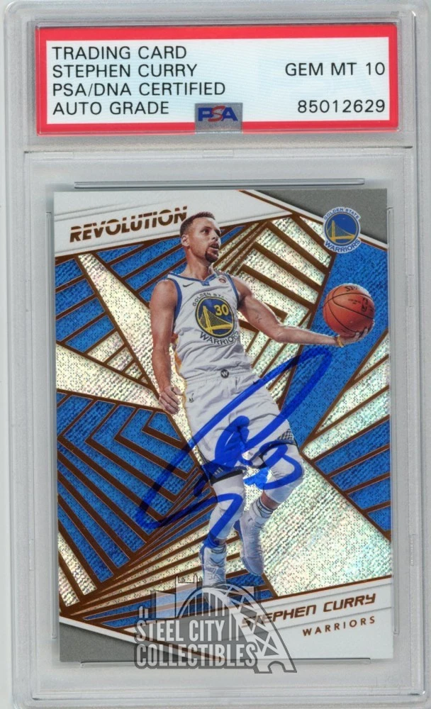 Panini Stephen Curry Basketball Original Autographed Sports