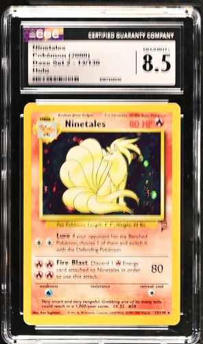 Ninetales graded CGC 8.5 for sale on eBay