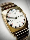 Vintage Timex Calendar Watch - Roulette Wheel 23660 2571 Men’s - Runs!