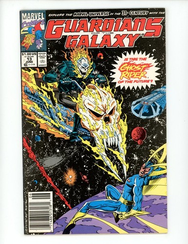 Guardians of Galaxy #13 1991 Marvel Comics FN Comic 1. App Cosmic Rider