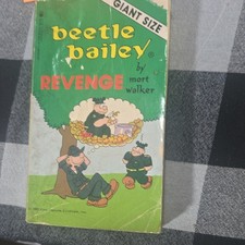 Beetle Bailey Revenge by Mort Walker 1985 Tom Doherty Softcover First Printing