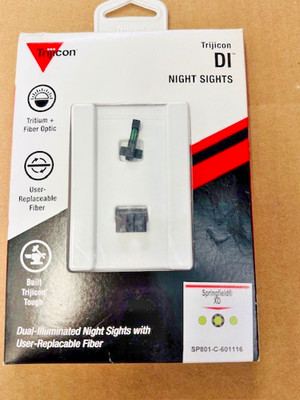 Trijicon DI Night Sight Springfield XD SG801-C-601116 Green Fiber Black Retainer
