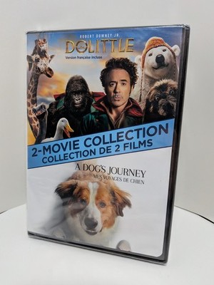 Dolittle + A Dogs Journey - Robert Downey Jr  - Brand New Double Feature DVD