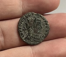 299-303 AD Antoninianus Maximianus Roman Empire Ancient Old Coin Carthage