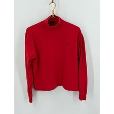 Polo Ralph Lauren Kids Red Mock Neck Top - Youth XL