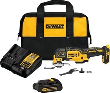 DEWALT DCS356C1 XR 20V Max Cordless Brushless 3sp 6pc Oscillating Multi-Tool Kit