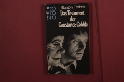 408649 Stanton Forbes DAS TESTAMENT DER CONSTANCE COBBLE Rowohlt Taschenbuch