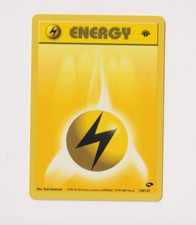 Pokemon Psychic Energy YELLOW Card 130 RARE ERROR? Mark right bottom corner Mint