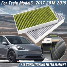 2x Pollenfilter Aktivkohle Innenraumfilter for Tesla Model 3 Model Y 2017-2023