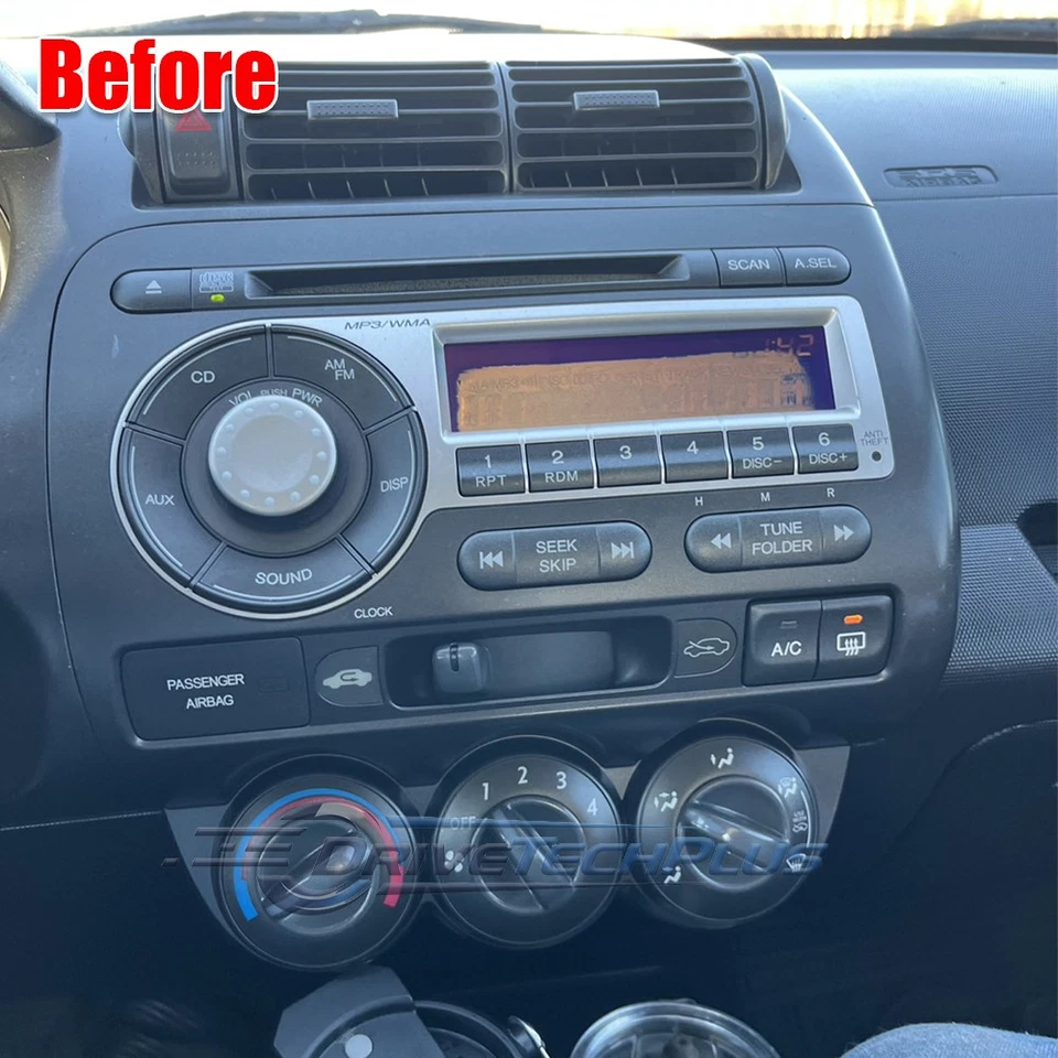 64G For Honda Fit Jazz 2002-2008 Carplay Android 15 Auto GPS FM Car Stereo Radio Foto 2 de 4