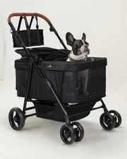 Dog Stroller for Large & Medium Dogs (20–132 lbs), Pet Stroller for 2 Small D...