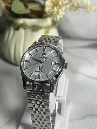 Vintage Rado Golden Horse Automatic Men's Silver Dial Swiss Made Wristwatch