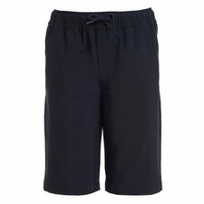 Nautica boys' Husky Lowell Stretch SHORT workshirt Navy 10