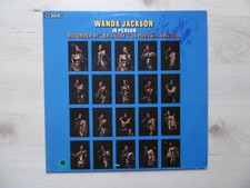 Wanda Jackson Autograph Signed LP Cover "In Person Live at..." Vinyl