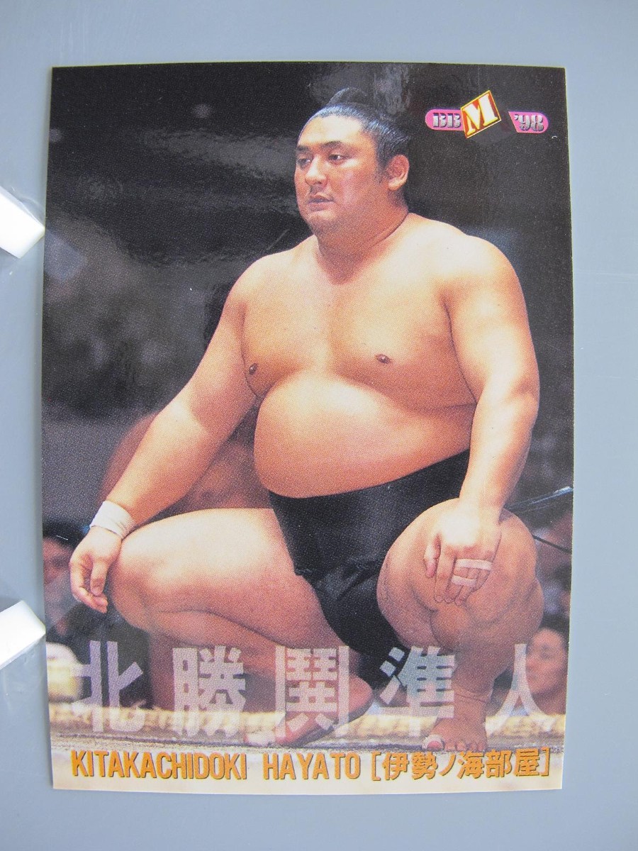 Kitakachidoki Hayato Sumo TCG Card Japanese Pro Sumo Vintage Kitakachidoki Hayato Sumo TCG Card Japanese Pro Sumo Vintage
