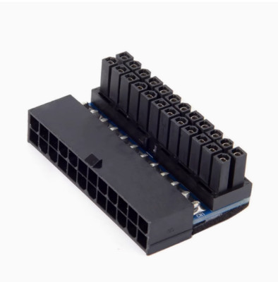 ATX 24Pin Female to 24pin Male 90° Adapter For Phanteks Enthoo Primo