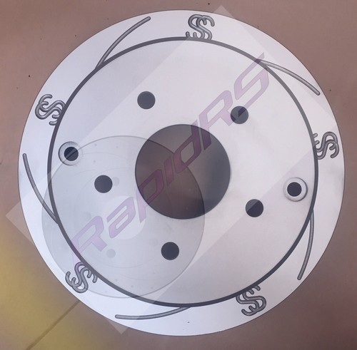 HOLDEN COMMODORE VE VF V8 BRAKE DISC ROTORS FULL SET PERFORMANCE SLOTTED + PADS - Picture 3 of 4