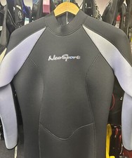 NeoSport Womens Wetsuit, Neoprene Full Suit, Black/Purple S850WB-51 Size 10,New