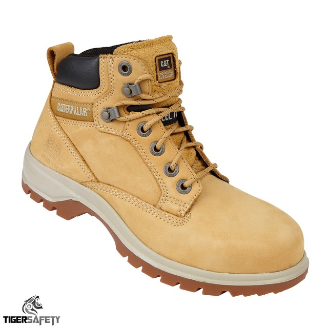 Caterpillar CAT Kitson S1 SRC Ladies Honey Nubuck Steel Toe Cap Safety