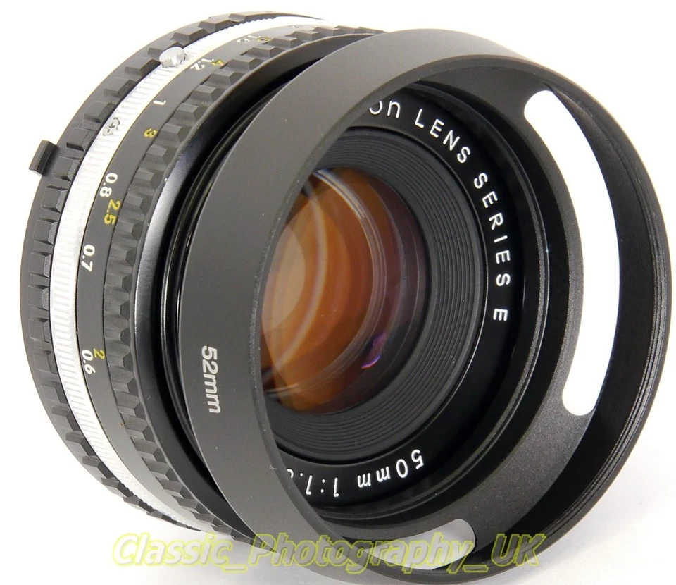 SMC Pentax-A 1.4/50 NIKKOR 1.8/50 f 52mm UV Filter + E52mm Lens Hood & Front Cap - Image 4 of 4