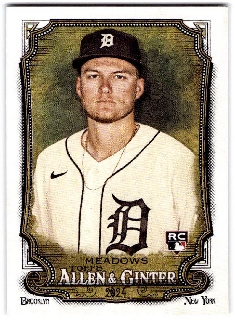 Parker Meadows 2024 Topps Allen & Ginter #146 RC Detroit Tigers Rookie